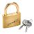 Seachoice 37211 Solid Brass Padlock 1.5