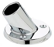 Seachoice 37801 Round Base Rail Fitting - Zamak 60 Degree