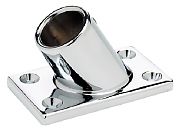 Seachoice 37901 Rectangular Base Rail Fitting - Zamak 60 Degree