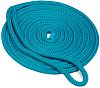 Seachoice 39801 Double Braid Nylon Dock Line - Teal 1/2" x 20´