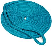 Seachoice 39801 Double Braid Nylon Dock Line - Teal 1/2" x 20´