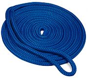 Seachoice 40411 Double Braid Nylon Dock Line - Blue 1/2" x 20´
