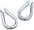 Seachoice 43331 Rope Thimble Galv 3/8 2/PK
