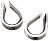 Seachoice 43370 Rope Thimble SS 5/8" Bulk