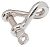 Seachoice 44661 Twisted Shackle SS 1/4IN