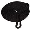 Seachoice 47221 Double Braid Nylon Dock Line - Black 3/4" x 50´