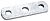 Seachoice 55021 LIGHT-DUTY Axle U-BOLT Plate