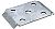 Seachoice 55161 HEAVY-DUTY Axle U-BOLT Plate