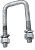 Seachoice 57221 Zinc Square U-BOLT 2-13/16"