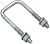 Seachoice 57340 Sq U 3/8 16X2 1/16X7 7/8 Bulk