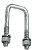 Seachoice 57441 Steel Square U-BOLT 3-5/16"