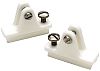 Seachoice 76281 Deck Hinge with Slide Lock White