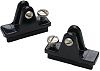 Seachoice 76291 Deck Hinge with Slide Lock Black