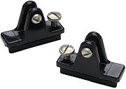 Seachoice 76291 Deck Hinge with Slide Lock Black
