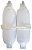 Seachoice DE77231S Fender Kit Twin Eye 6.5X23 Wht