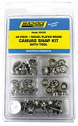 Seachoice KP7260SC Kit 49 PC Canvas Snap with Tool
