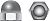 Seachoice MP1357SC 10 24 Cap Nut 2/BG