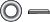 Seachoice MP31438SC 1/4 Finish Washr 6/BG