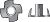 Seachoice MP3871SC 1/4 20 Tee Nut 2/BG