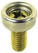 Seachoice MP9710SC 10 32X3/8BUTONWITH  M/S BRASS4/BG