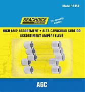Seachoice SC11358 5PC High Amp Agc Glass Fuses