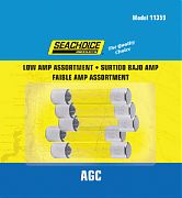 Seachoice SC11359 5PC Low Amp Agc Glass Fuses