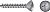 Seachoice SC2862 #10X2 1/2 Phl Ovl Sms SS 50/BG