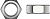 Seachoice SC31311 5/16 18 Fnshd Hexnut 316 100BG