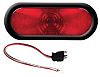 Seachoice ST70RKSCH Sealed Tail Light 6" Oval Red