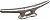 Seadog 0401081 Flat Head Open Base Cleat - 8"