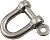 Seadog 147108 Stainless (316) D Shackle 5/16
