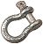 Seadog 147611 Shackle Galv. Load Rated 7/16