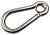 Seadog 151605-1 Snap Hook SS with Eye 3/8IN X 4IN