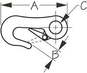 Seadog 1558321 Heavy Duty Utility Snap - Plated Steel