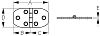 Seadog 2010301 Stainless Door Hinge - 2-3/4"