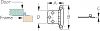 Seadog 2019541 SS Flush Mount Concealed Hinge