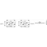 Seadog 2042781 Take-Apart Hinge - Left Side