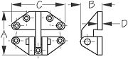 Seadog 2042801 Chrome Brass Hatch Hinge