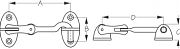 Seadog 2220901 Door Hook With Swivel - 5-1/16"