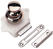 Seadog 224300-1 Push Button Rim Latch Chrome