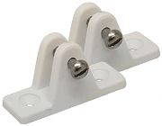 Seadog 273231-1 LG Deck Hinge/Angled Wht 2/CD