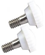 Seadog 273309-1 Thumb Screw 1/4 20X1/2" Wht Pr