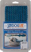 Seadog 301110020BL-1 Twisted Nylon Dl 3/8"X20´ Blue