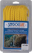 Seadog 304206050YW-1 Anchorline Poly 1/4X50´YEL1/PK