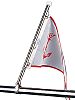Seadog 328115-1 Flag Pole Stainless Rail Mount