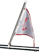 Seadog 328115-1 Flag Pole Stainless Rail Mount