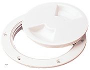 Seadog 337160-1 Deck Plate Screw Out 6IN Wht