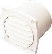 Seadog 337415 Vent 4" Square with Flange Wht