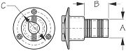 Seadog 351321L1 Locking Hose Deck Fill - Diesel