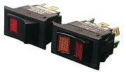 Seadog 4202531 Red/Yellow Illuminated Rocker Switch - DPDT - On/Off/On